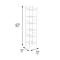 Honey Can Do White 6-Tier Bathroom Storage Shelving Unit